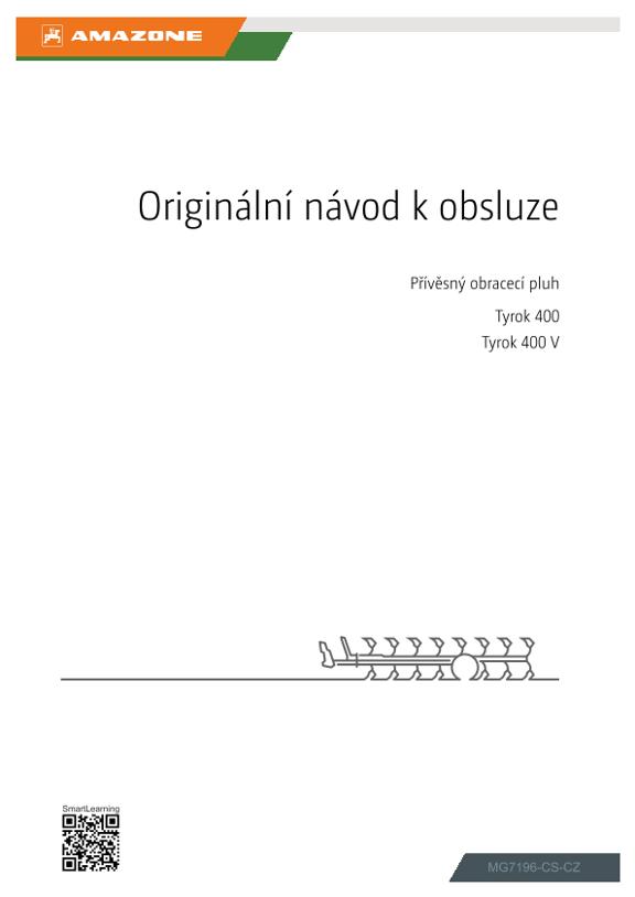 Návod k obsluze Tyrok 400, 400 V