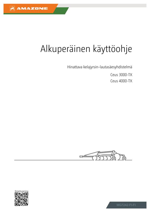 Käyttöohje CEUS 3000-TX, 4000-TX