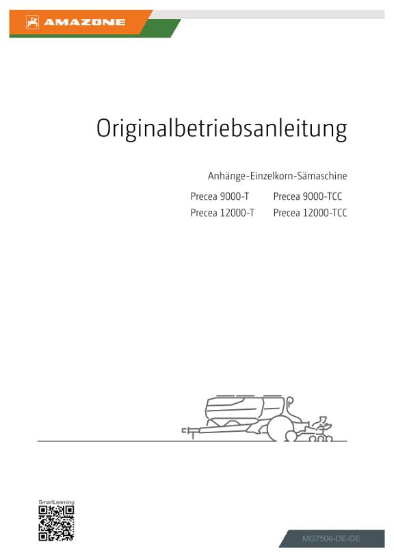 Betriebsanleitung Precea 9000, 12000; -T, -TCC