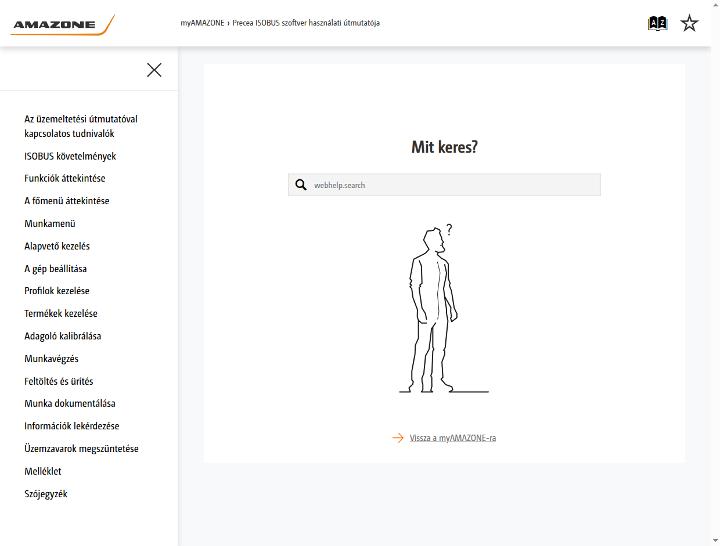 Használati útmutató ISOBUS-Software Precea