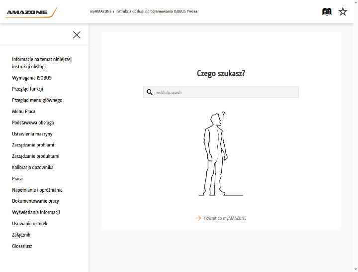Instrukcje obsługi ISOBUS-Software Precea