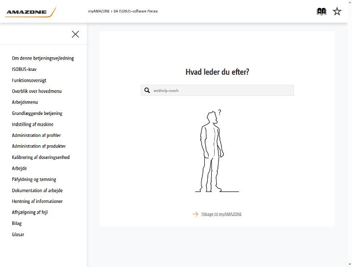 Brugsanvisning ISOBUS-Software Precea