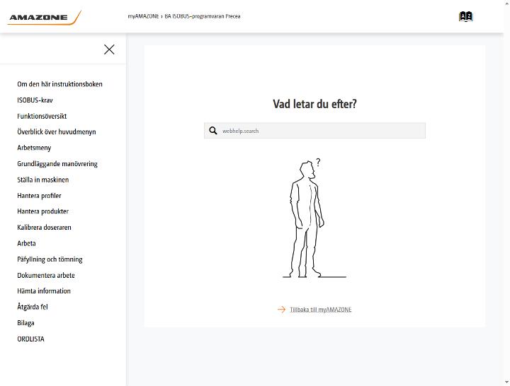 Bruksanvisning ISOBUS-Software Precea