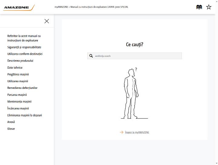 Instrucțiuni de utilizare Cataya 3000; Special