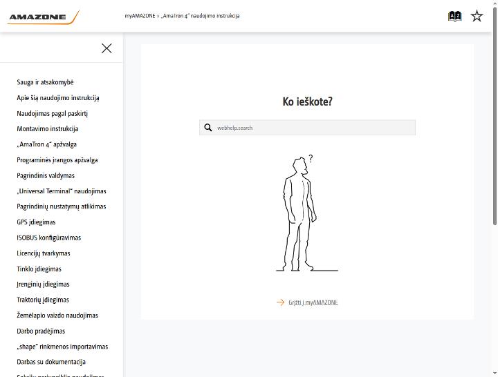 Naudojimo instrukcija AmaTron 4