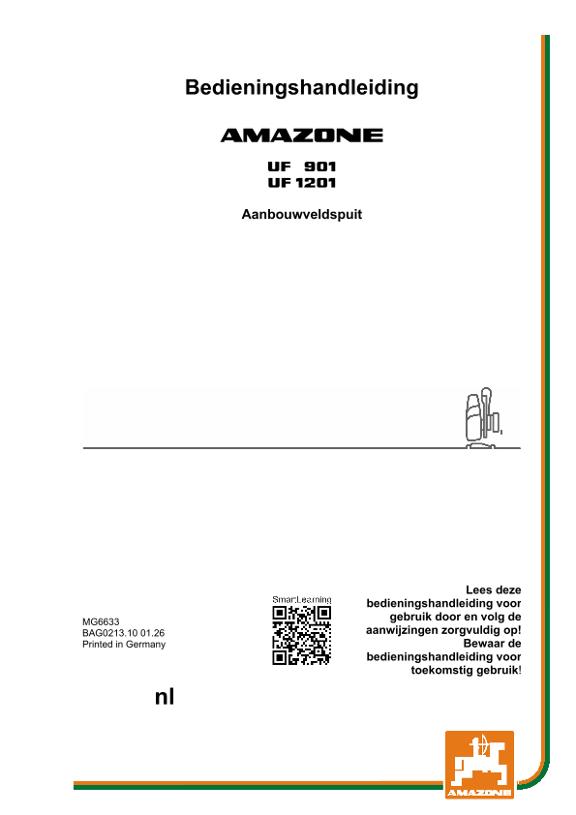 Gebruiksaanwijzing UF 901, 1201; UF1