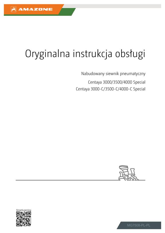 Instrukcje obsługi Centaya 3000, 3500, 4000; Special