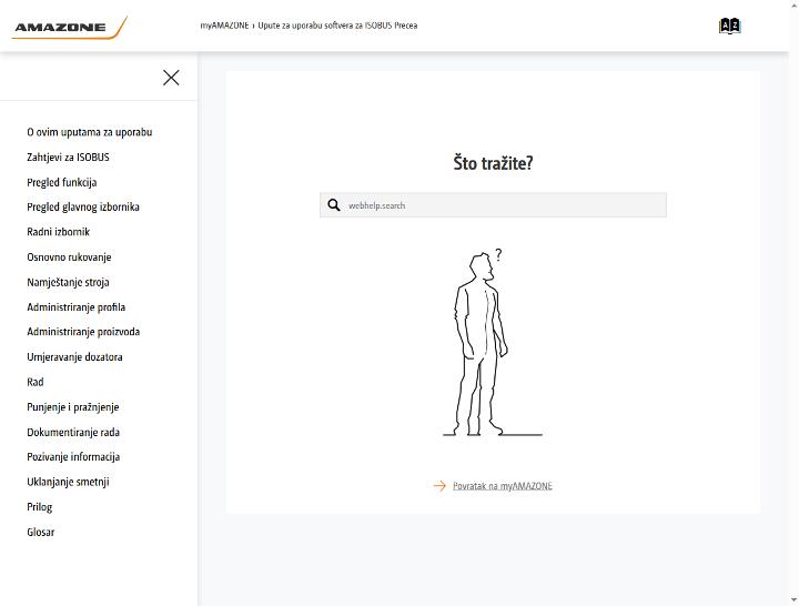 Upute za uporabu ISOBUS-Software Precea