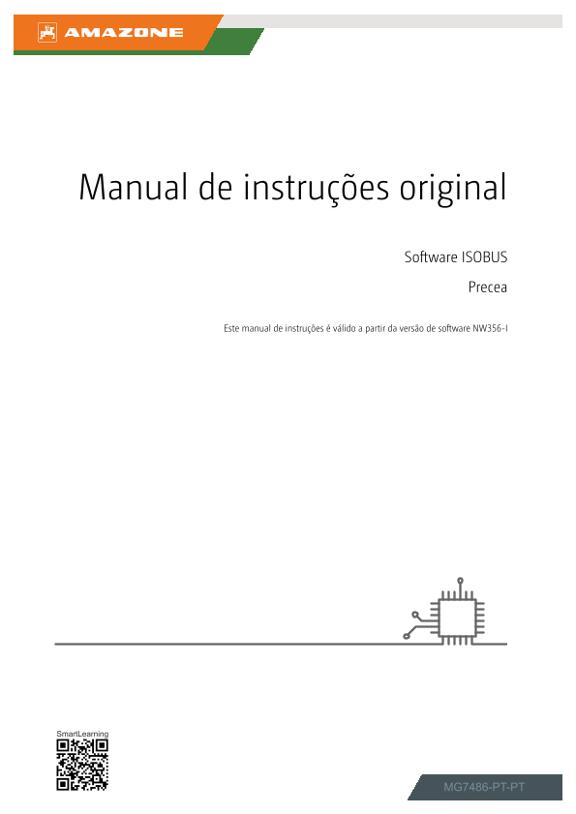 Manual de instruções ISOBUS-Software Precea