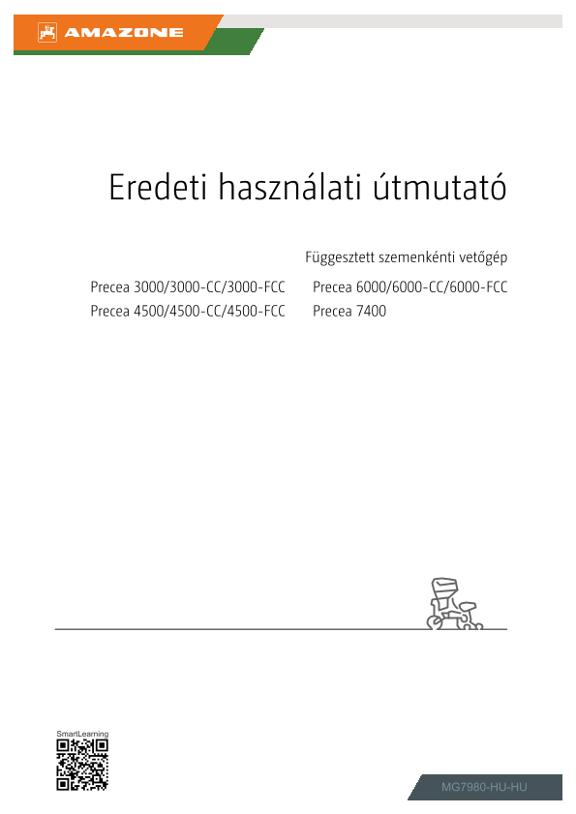 Használati útmutató Precea 3000, 4500, 6000; -CC, -FCC; 7400