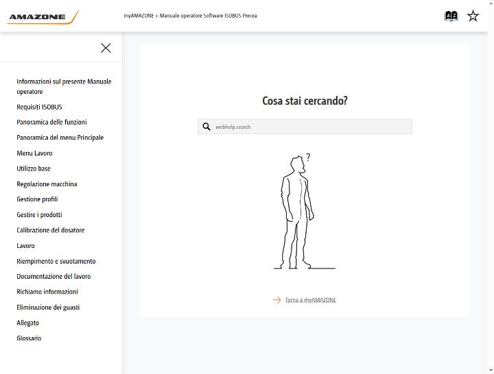 Istruzioni per l'uso ISOBUS-Software Precea