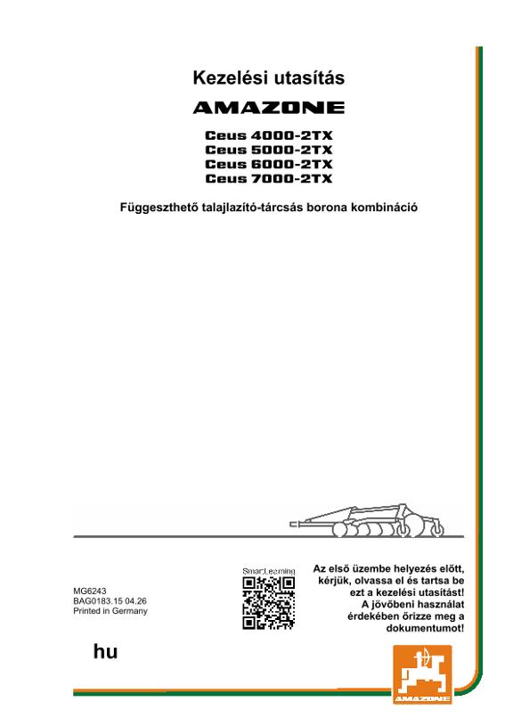 Használati útmutató CEUS 4000-2TX, 5000-2TX, 6000-2TX, 7000-2TX; CEU