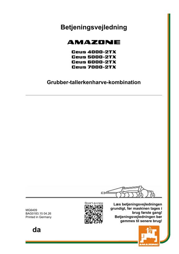Brugsanvisning CEUS 4000-2TX, 5000-2TX, 6000-2TX, 7000-2TX; CEU