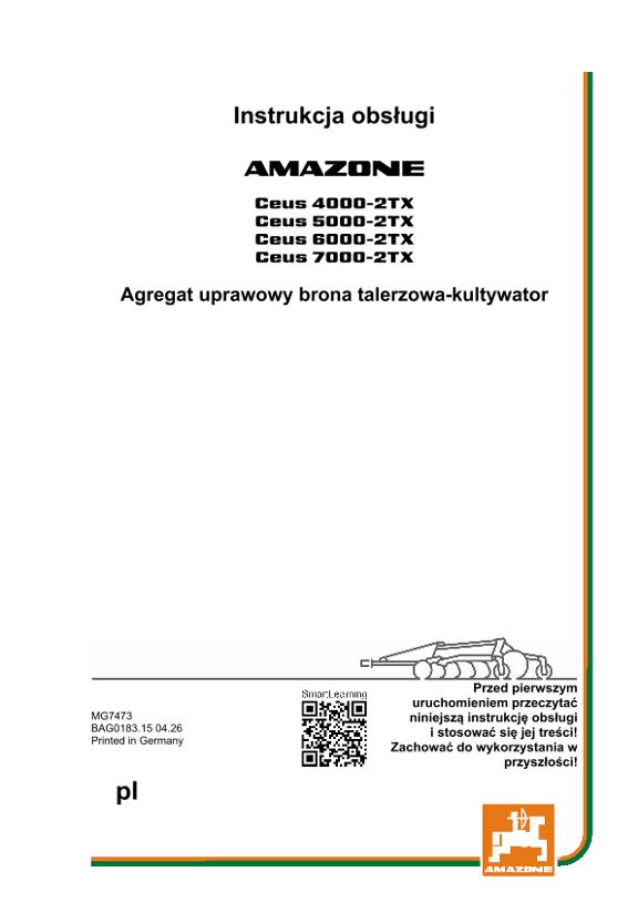 Instrukcje obsługi CEUS 4000-2TX, 5000-2TX, 6000-2TX, 7000-2TX; CEU