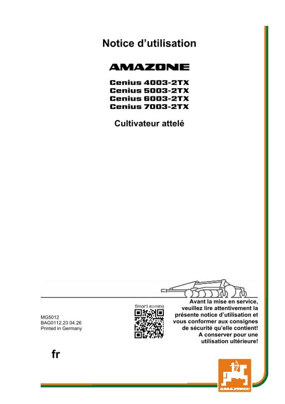 Notice d’utilisation Cenius 4003-2TX, 5003-2TX, 6003-2TX, 7003-2TX; CXS