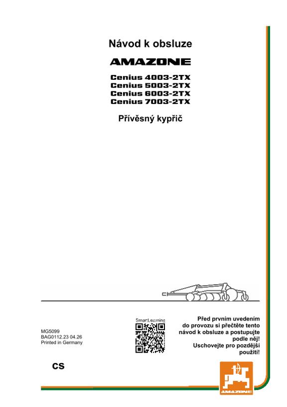 Návod k obsluze Cenius 4003-2TX, 5003-2TX, 6003-2TX, 7003-2TX; CXS
