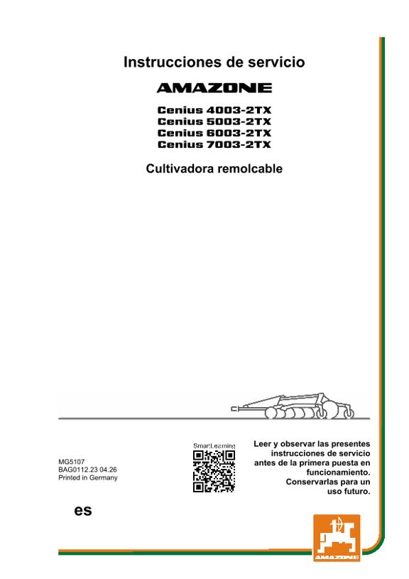 Instrucciones de uso Cenius 4003-2TX, 5003-2TX, 6003-2TX, 7003-2TX; CXS