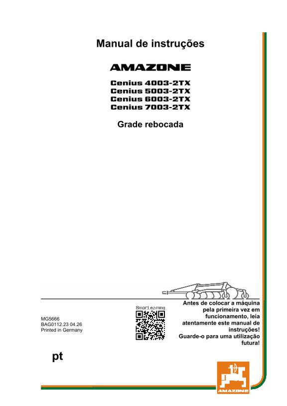 Manual de instruções Cenius 4003-2TX, 5003-2TX, 6003-2TX, 7003-2TX; CXS