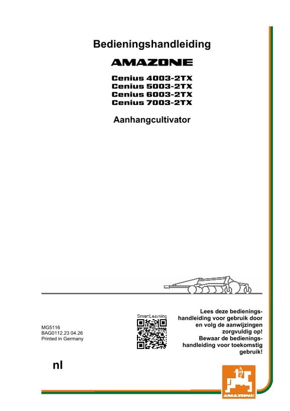 Gebruiksaanwijzing Cenius 4003-2TX, 5003-2TX, 6003-2TX, 7003-2TX; CXS