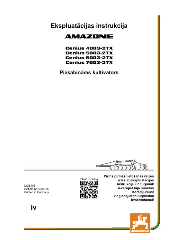 Lietošanas instrukcija Cenius 4003-2TX, 5003-2TX, 6003-2TX, 7003-2TX; CXS