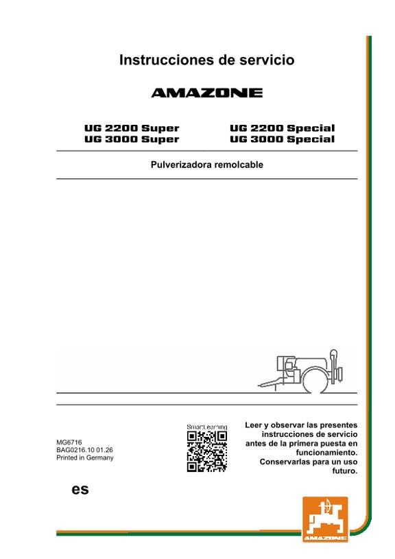 Instrucciones de uso UG 2200,3000; Super; Special; UG0