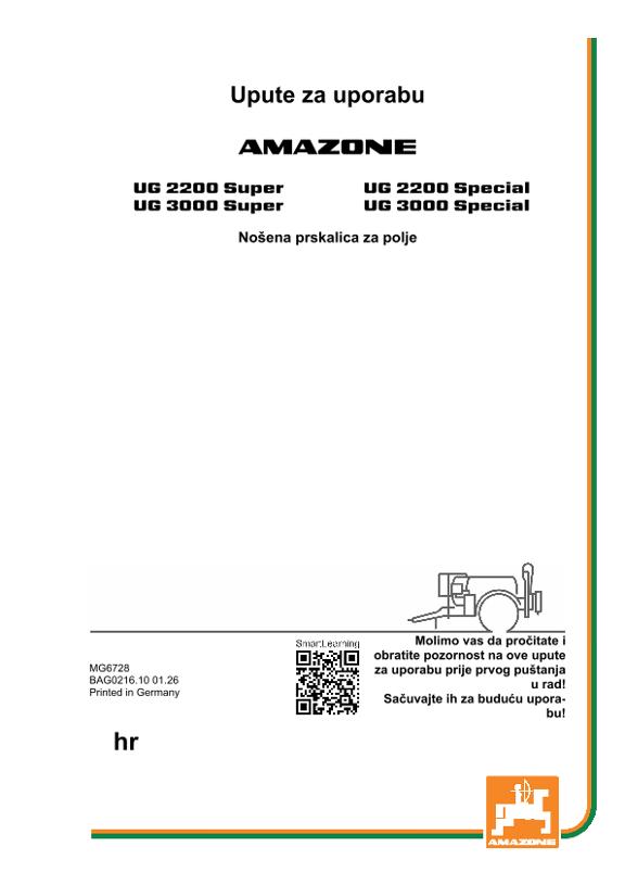 Upute za uporabu UG 2200,3000; Super; Special; UG0