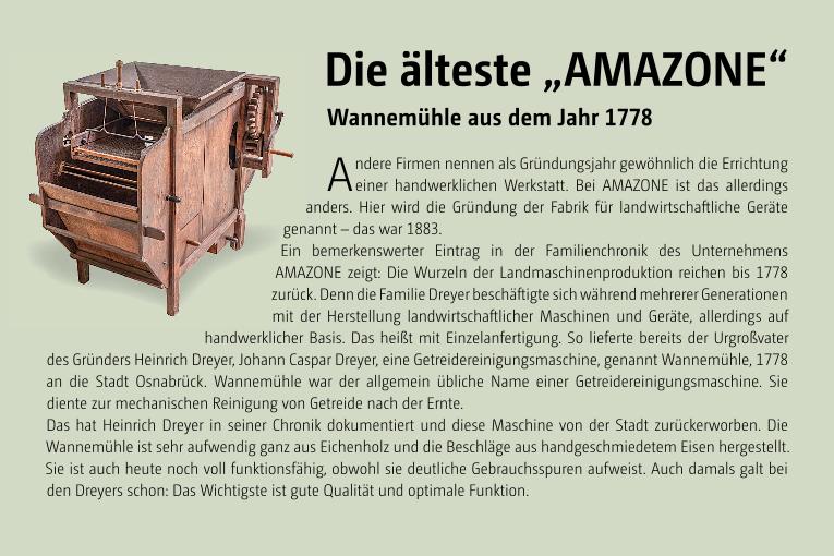 Aufkleber "Die älteste AMAZONE" 270 x 180 mm