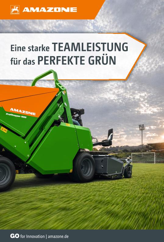 Beileger "Eine starke Teamleistung für das perfekte Grün"
