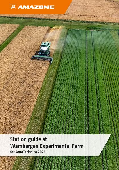 Flyer Station guide at Wambergen Experimental Farm