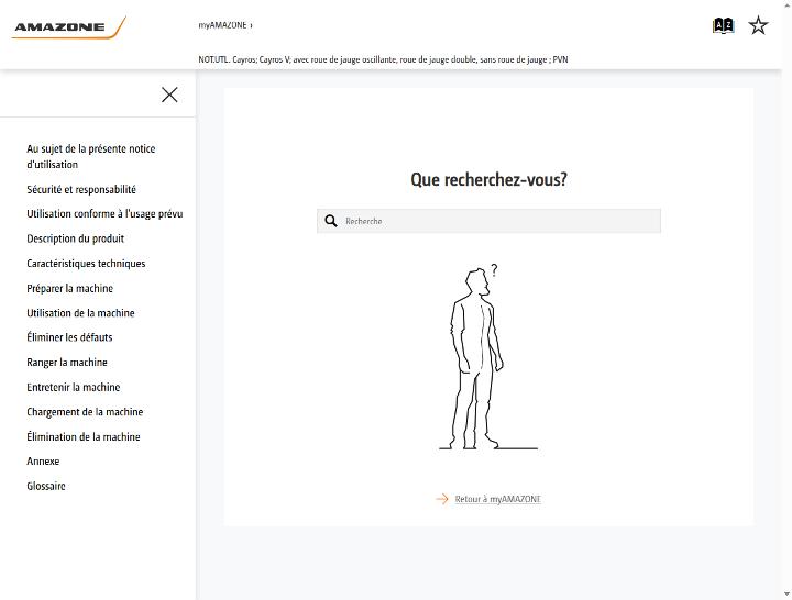 Notice d’utilisation Cayros; Cayros V; mit Pendelrad, Doppelstützrad, ohne Stützrad; PVN