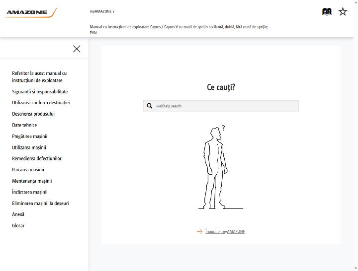 Instrucțiuni de utilizare Cayros; Cayros V; mit Pendelrad, Doppelstützrad, ohne Stützrad; PVN