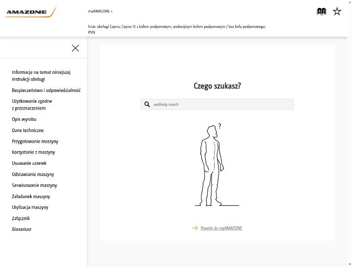 Instrukcje obsługi Cayros; Cayros V; mit Pendelrad, Doppelstützrad, ohne Stützrad; PVN