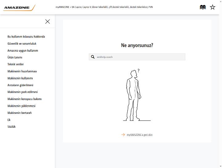 Kullanım kılavuzu Cayros; Cayros V; mit Pendelrad, Doppelstützrad, ohne Stützrad; PVN