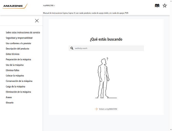 Instrucciones de uso Cayros; Cayros V; mit Pendelrad, Doppelstützrad, ohne Stützrad; PVN
