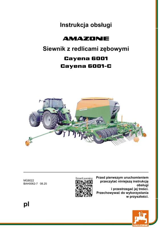 Instrukcje obsługi CAYENA 6001/6001-C BAH0062