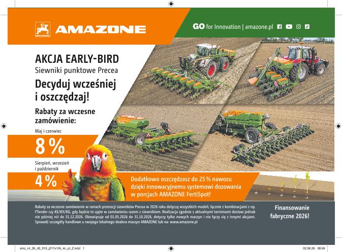 Anzeige „AKCJA EARLY-BIRD“, 217x155, 4c, pl, Z