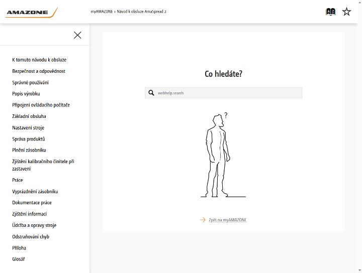 Návod k obsluze AmaSpread 2