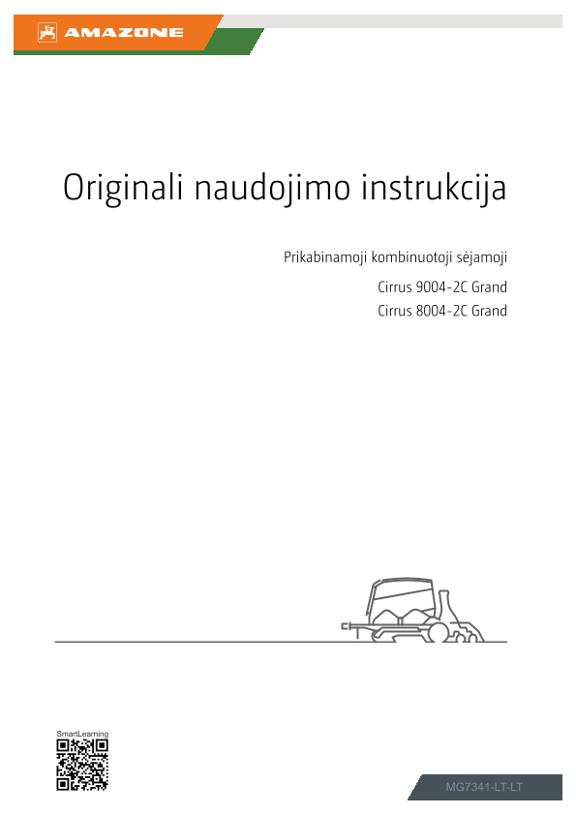 Naudojimo instrukcija CIRRUS 8004-2/9004-2