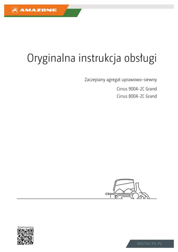 Instrukcje obsługi CIRRUS 8004-2/9004-2