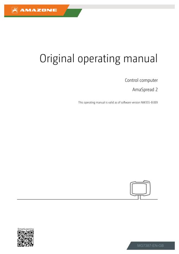 Operating manual AmaSpread 2
