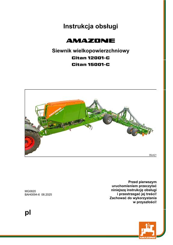 Instrukcje obsługi CITAN 12001-C/15001-C pl