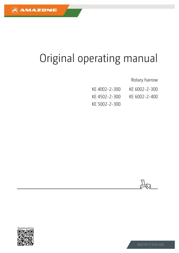 Operating manual KE 4002-2, 4502-2, 5002-2, 6002-2; -300; 6002-2-400