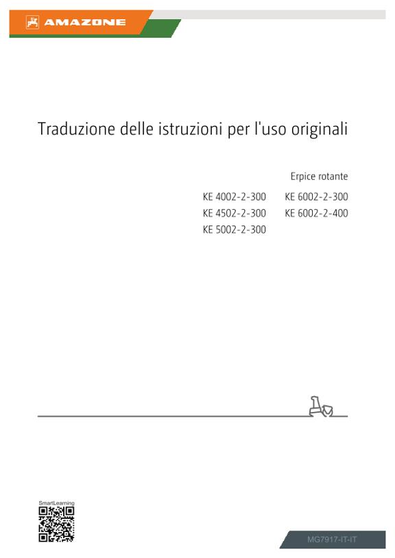 Istruzioni per l'uso KE 4002-2, 4502-2, 5002-2, 6002-2; -300; 6002-2-400