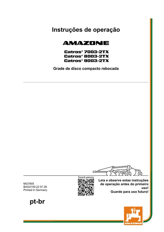 Manual de instruções Catros+ 03-2TX
