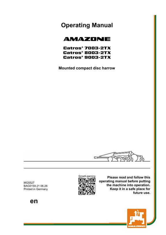 Operating manual Catros+ 03-2TX