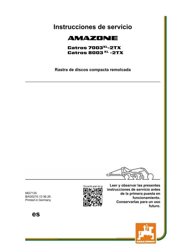 Instrucciones de uso CatrosXL 03-2TX