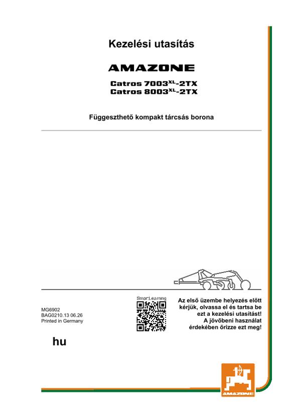 Használati útmutató CatrosXL 03-2TX