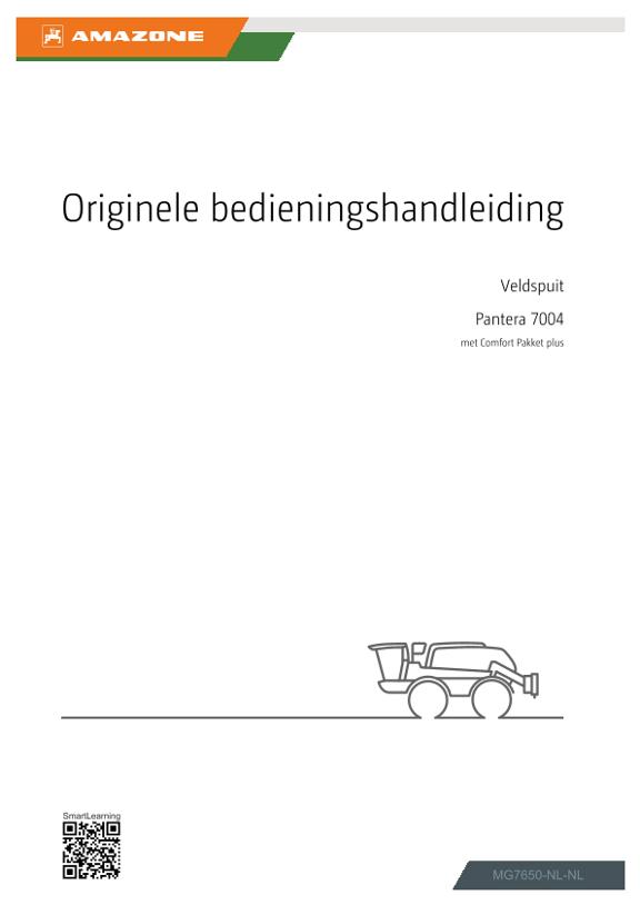 Gebruiksaanwijzing Pantera 7004; met Comfort-pakket plus