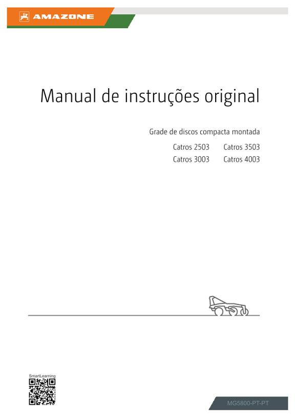 Operating manual Catros+ 2503, 3003, 3503, 4003