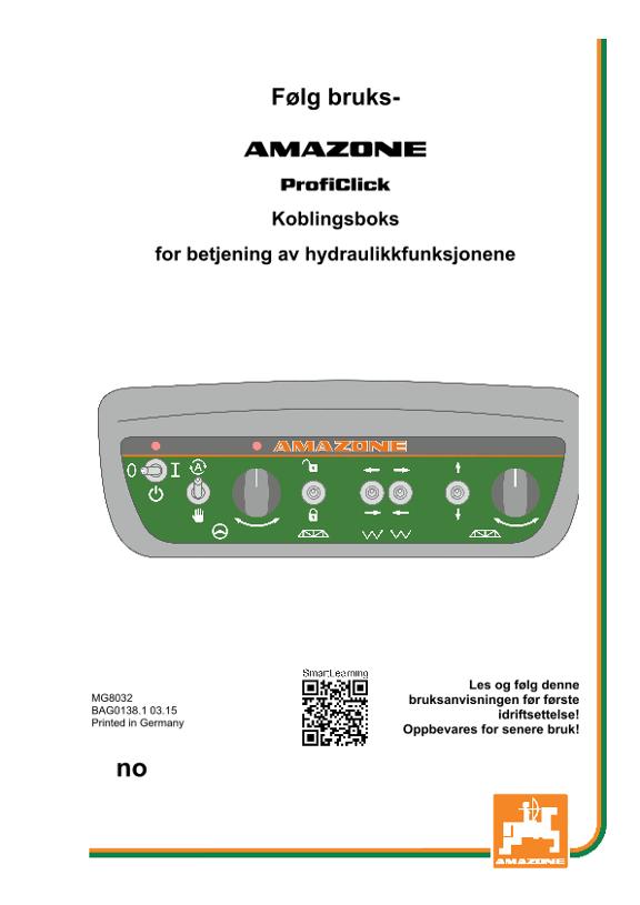Bruksanvisning ProfiClick UF / UG / UX